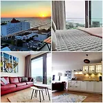 Comfortable A103 Sea View 10th Floor Parking Free Daire *