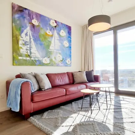 Comfortable A103 Sea View 10th Floor Parking Free Miedzyzdroje