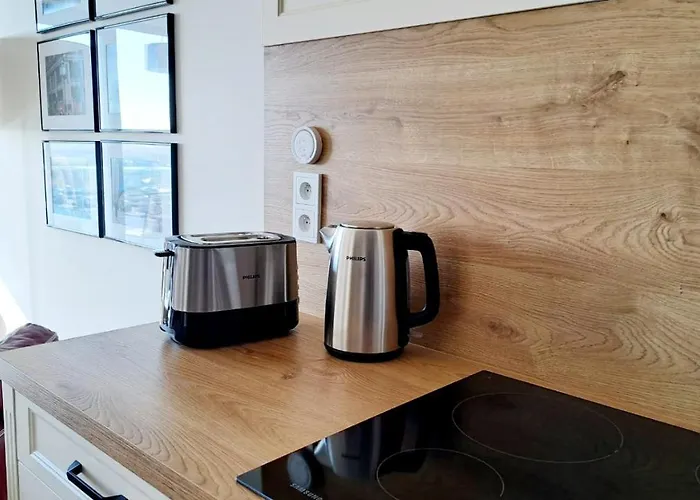 Comfortable A103 Sea View 10th Floor Parking Free Apartament Międzyzdroje