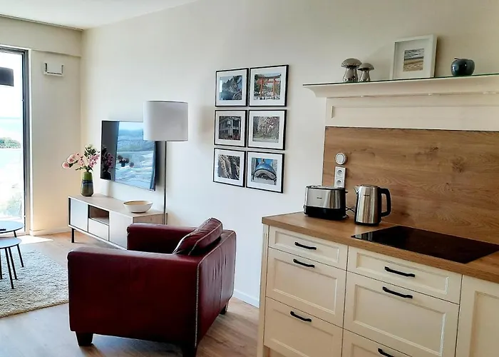 Comfortable A103 Sea View 10th Floor Parking Free Apartman Międzyzdroje