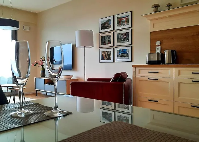 Comfortable A103 Sea View 10th Floor Parking Free * Międzyzdroje