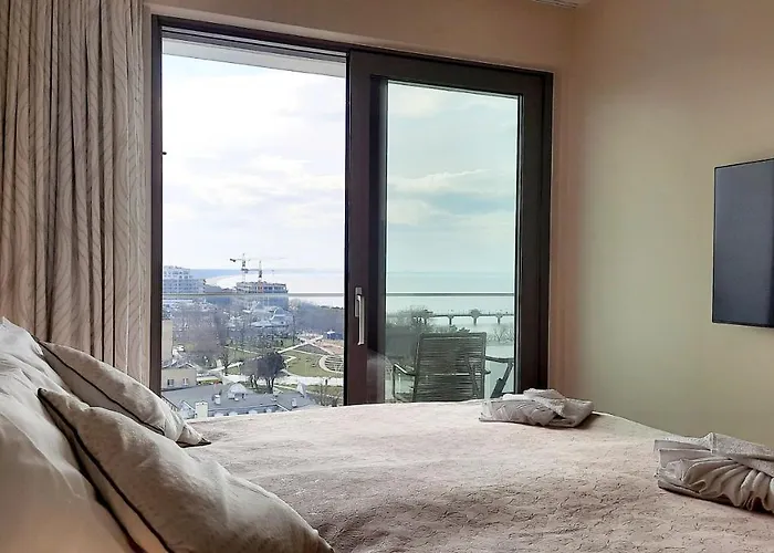 Comfortable A103 Sea View 10th Floor Parking Free Apartament *