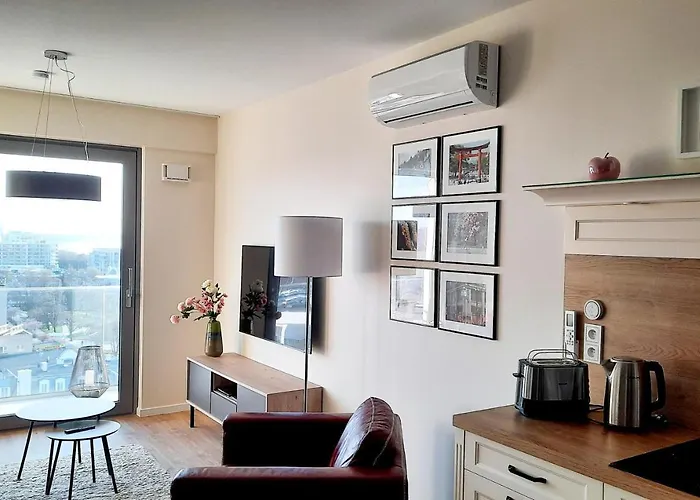 Comfortable A103 Sea View 10th Floor Parking Free * Międzyzdroje