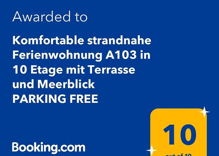 Comfortable A103 Sea View 10th Floor Parking Free Apartman Międzyzdroje